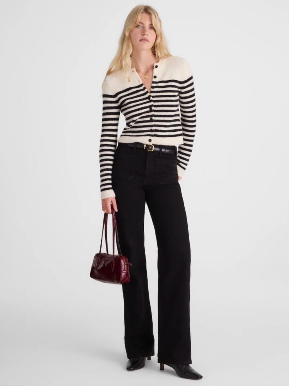 Madewell The Cleo Straight Black Mid-Rise Jeans 100% Cotton Back to School S 28